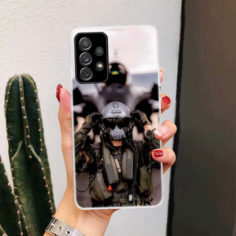 Военный Самолет Военный Корабль Истребитель Для Samsung Galaxy A52S A42 A32 A22 A12 A02S A51 A50S Чехол Для Телефона A41 A31 A21S A30S A20S A20E A