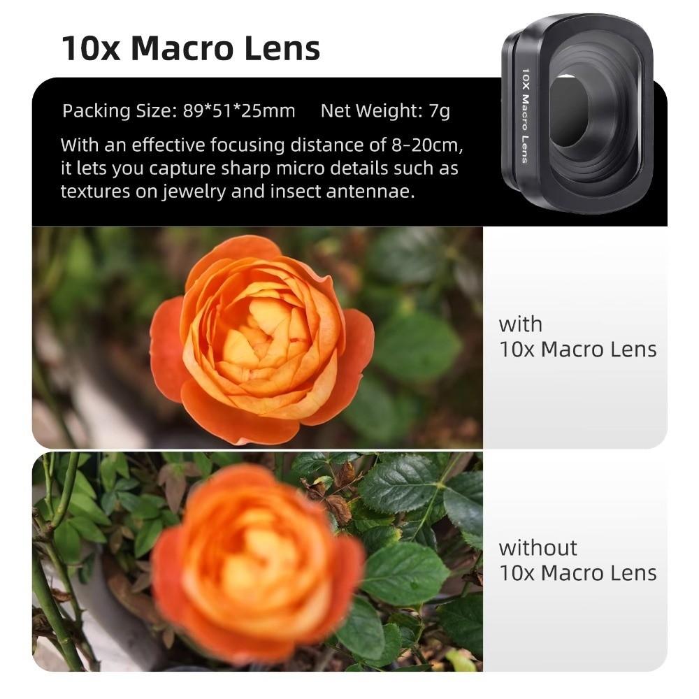 ND2-32 Wide-Angle Lens Adjustable Macro Lens for DJI Osmo Pocket 4 3 Camera Accessories