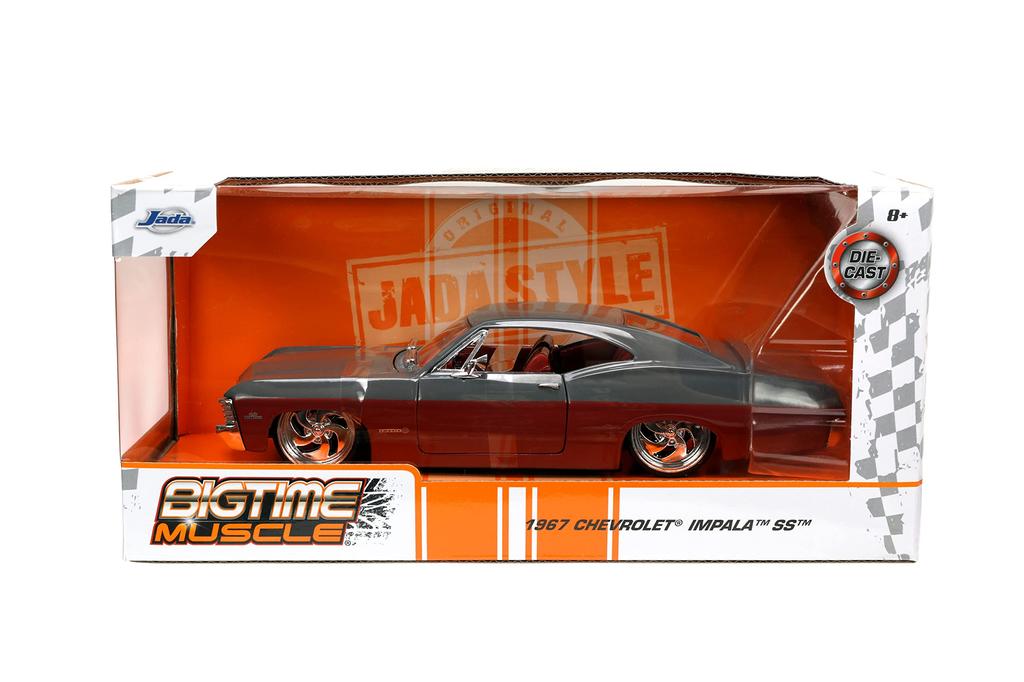 BTM 1967 Chevy Impala Blue 33864 124 2-дверный