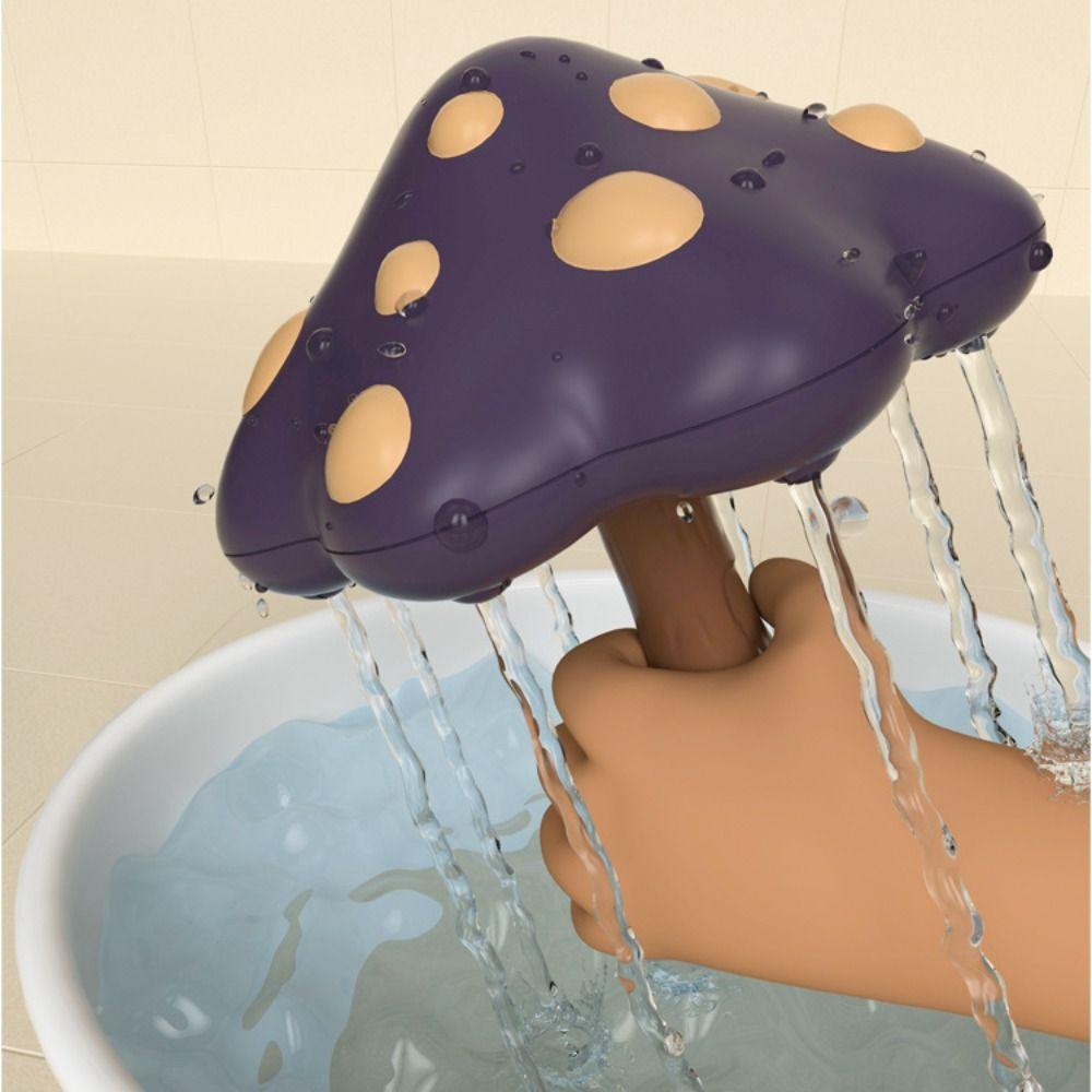 Plastics Water Spray Bath Toy Mushroom Toddler Gyroscope Bath Sprinkler  Beach Swimming Pool