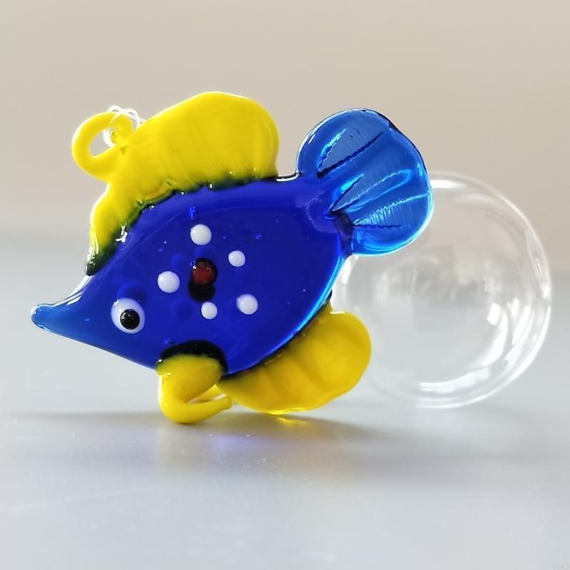 62KD Creative Glass Fish Bubble Aquarium Float Decors Set of 6 Unique Designs