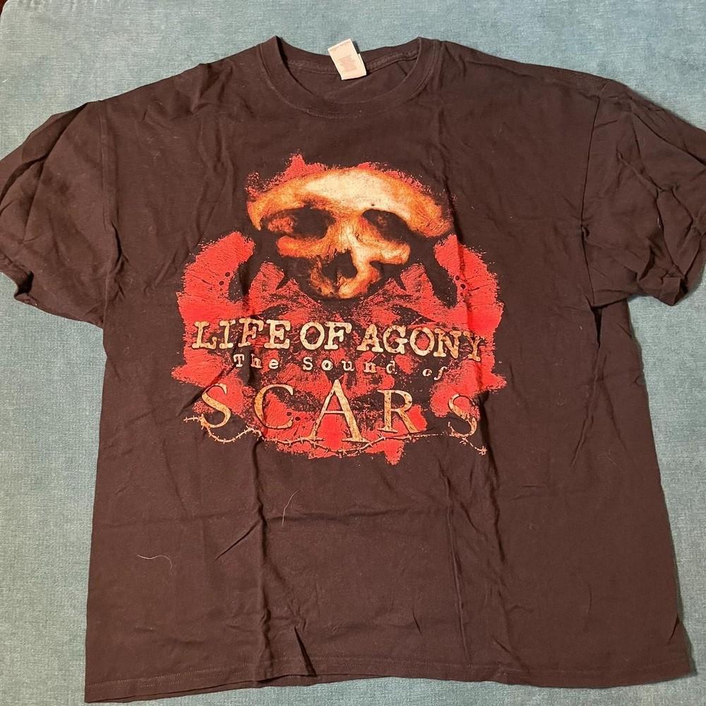 New! Life of Agony The Sound Of Scars Black Shirt Unisex Concert S to 5XL DO622 Unisex T-Shirt