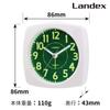 Будильник Landex с аналоговым непрерывным секундным индикатором Polestar LC Concentrating Dial White YT5220WH