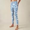 Women's Pants Christmas Printed Stretchy Soft Bottoms Casual Home Sleeping Pants