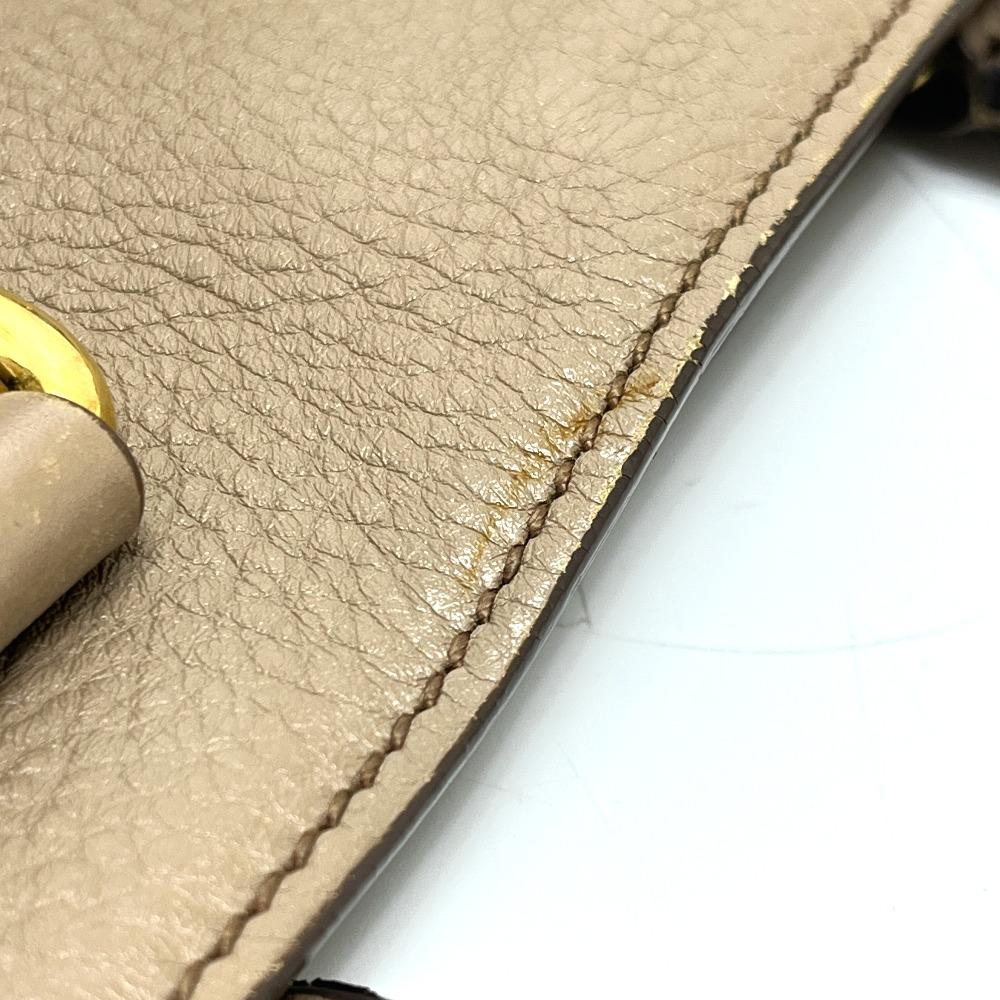 PRADA BN1713 logo Bags Hand Bag Tote Bag Nylon / Leather Beige/GoldHardware