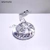 Home Decoration Accessories 1pcs Glass Snake Zodiac Snake Ornament Handmade Creative Birthday Gifts Crystal Glass Animal Zodiac