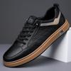 Модные весенне-осенние туфли на платформе из кожи для мужчин, дизайнерские повседневные кроссовки с мягкой подошвой, мужские, модные, легкие, спортивные, Zapatos Hombre