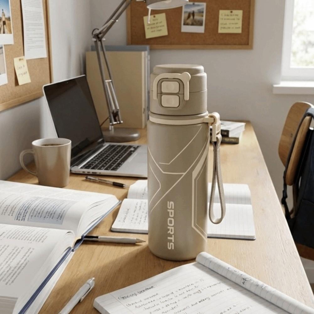Leak-proof Dual-Drinking Bottle Stainless Steel Insulated Mug Insulated Water Bottle Outdoor