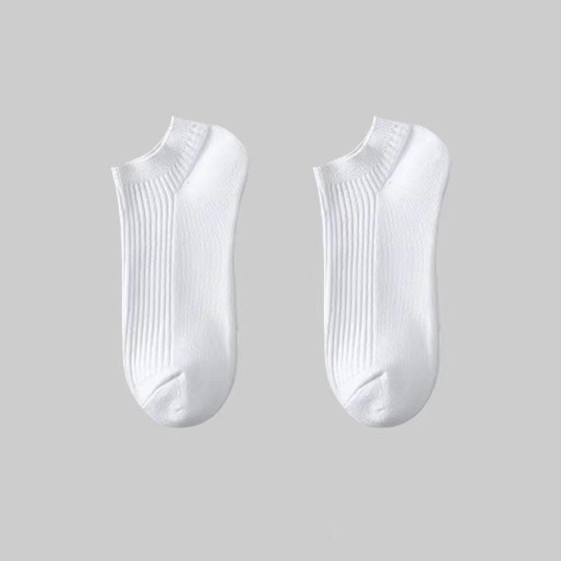 5 Pairs/Pack Ankle Socks Women Cotton Invisible Sweat-absorbing Girls Low Tube Boat Socks