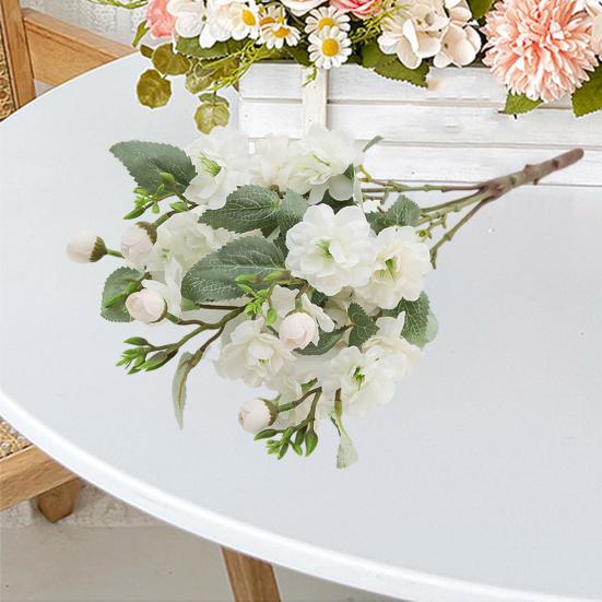 Искусственные цветы, имитация 5 головок роз, долговечные, естественные, реалистичные, яркие цветные цветы