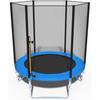 Trampoline - Bleu - 183 Cm - Avec Filet De Sécurité - Extérieur - Pour Enfants