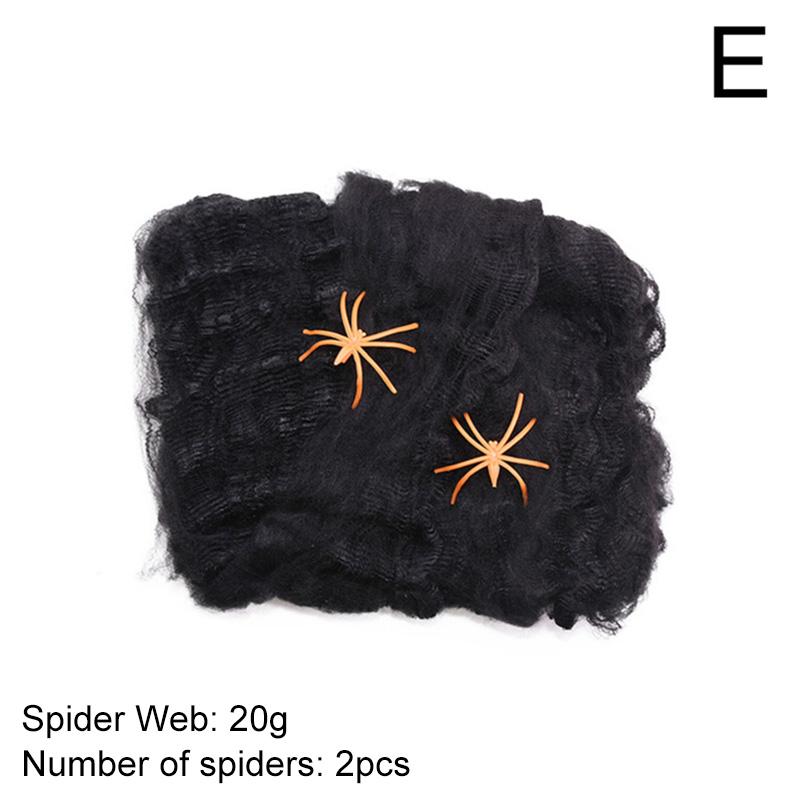 7Sizes Horror Decor Scary Party Halloween Cobweb House Decoration Spider Web White Stretchy