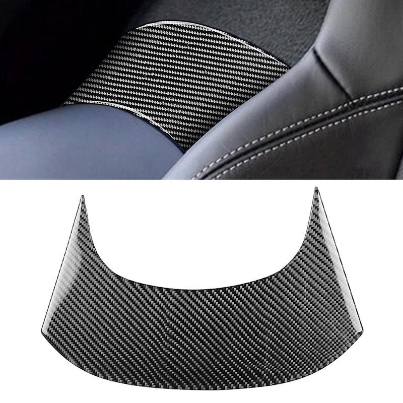 Декоративная накладка на центральную консоль задней части салона, наклейка, молдинги из углеволокна для Chevrolet Corvette C7 2014 2015 2016 2017 2018 2019