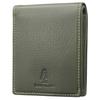 Ник Бифолд с Монетницей Кожа Коровы HP0606 Кошелек, Портмоне, Кожа, (зеленый (50))