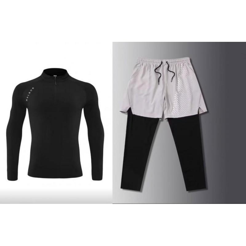 Long Sleeve Badminton Set Kids Youth Sportswear Tracksuit Gym Running Cycling Outfit Winter