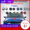Car Sticker Skoda 2026 Hot 2pcs 80mm/90mm 3D Car Emblem BZGEH Badge Hood Front Rear Trunk Logo For Skoda Fabia 1 2 Octavia a7 RS Super