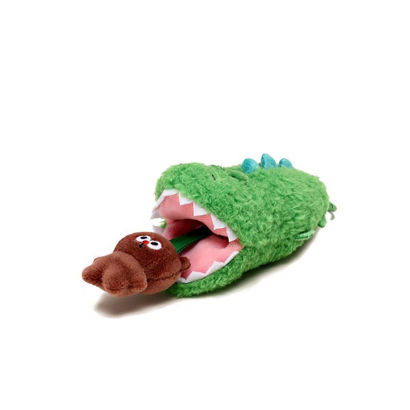 Adorable Plush Crocodile Pull Keychain Cute Cartoon Accessory Gift For Kids