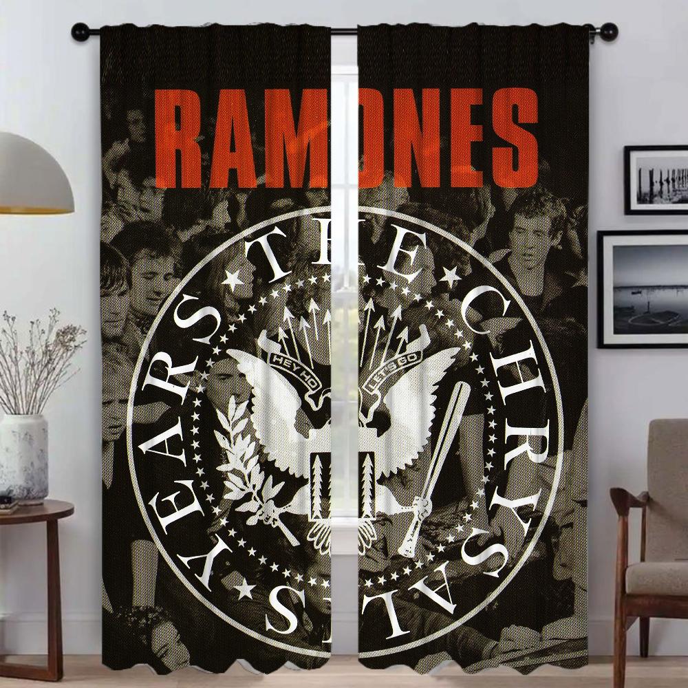 Разделительные шторы Ramones для современной гостиной, шторы для затемнения, шторы для домашнего интерьера, 2 штуки, тюль для штор на окна в спальню