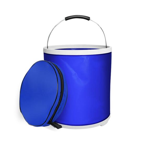 11 л складное автомобильное ведро с ручкой, водонепроницаемое, брезентовое, портативное, большой емкости, для мытья автомобиля, хранения воды, для рыбалки на открытом воздухе, складное, AVE