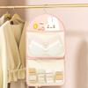Мультяшный органайзер для хранения нижнего белья, большой вместимости, экономящий место, подвесной дверной органайзер, многоразовый, портативный