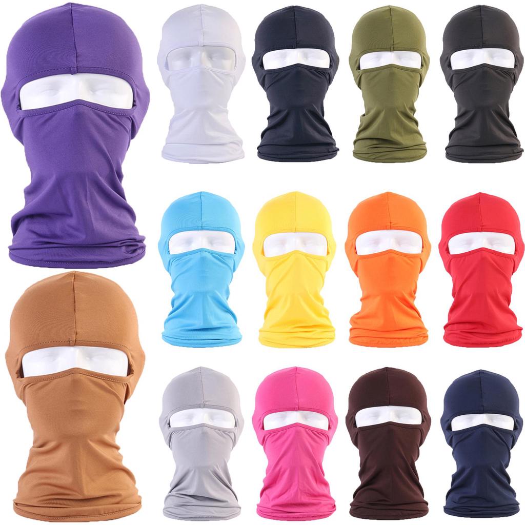 Unisex Motorcycle Face Mask Outdoor Lycra Balaclava Cycling Ski Neck Protecting Full Face Mask