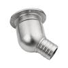 316 Stainless Steel Marine Hardware Boat Cockpit Drain Scupper With Ball