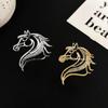 Изысканная брошь «Зодиакальная лошадь»: Ретро Универсальный Высококлассный Женский Аксессуар Брошь-Корсаж