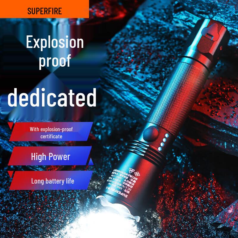 SupFire Industrial & Safety Rechargeable Flashlight Series