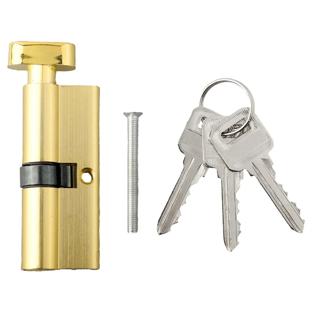 Universal Lock Cylinder Wooden Door Handle Lock Cylinder Indoor Wooden Door Lock Core Household Anti-theft Security Keyed