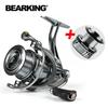 BEARKING Brand Zeus Series 9BB Stainless Steel Bearing 5.2:1 Fishing Reel  Drag System 7Kg Max Power Spinning Wheel Fishing Coil