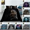 Home Bedding Set Skull Skull Printed Bedding Set Bedding Bedding Set Bedding Cover Pillow Cover Single/Double Bed Full Size Bedding Set