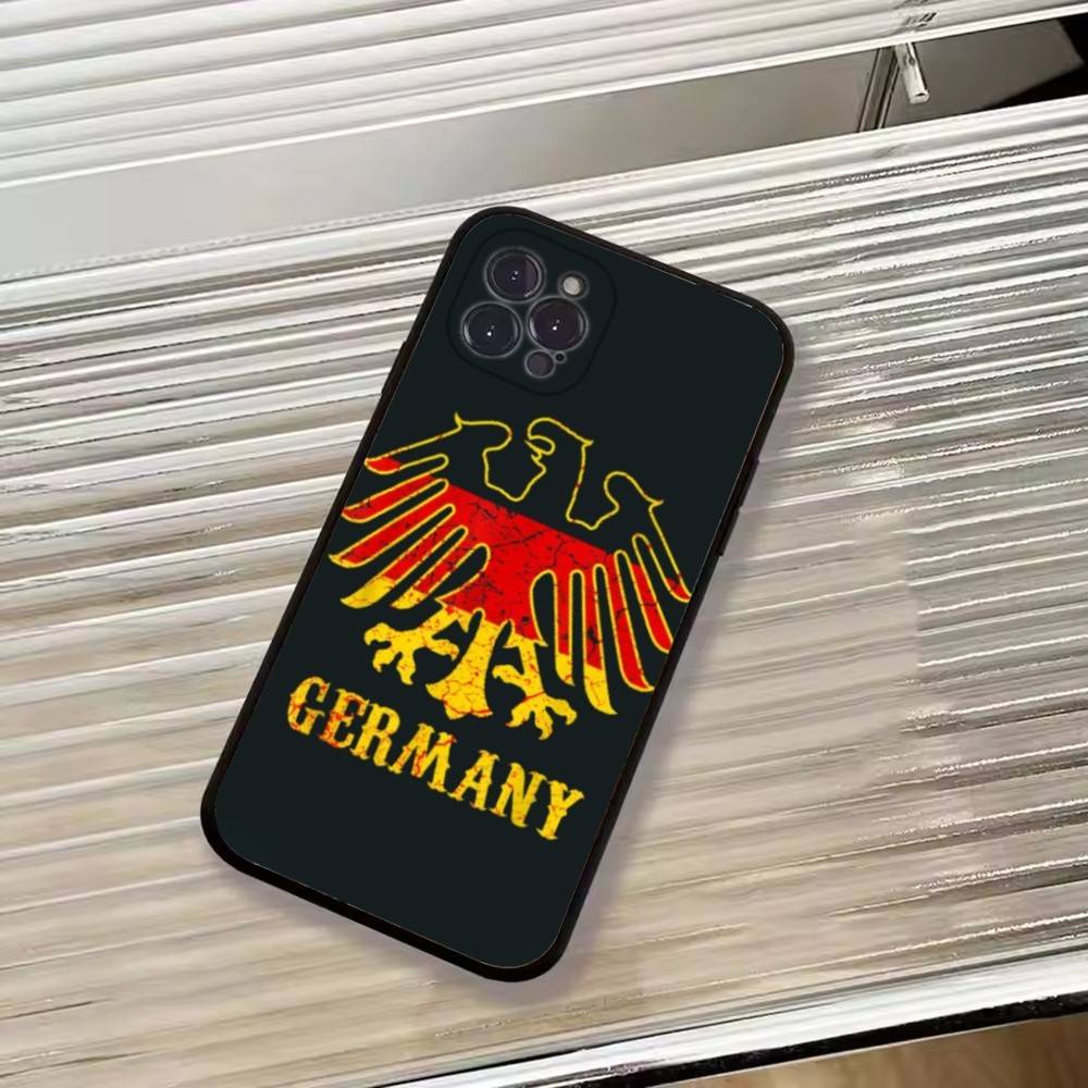 Чехол для телефона Soccer Support G-Germany, силиконовый, мягкий, для iPhone 17 16 15 14 13 12 11 X XR Plus Pro Max Plus