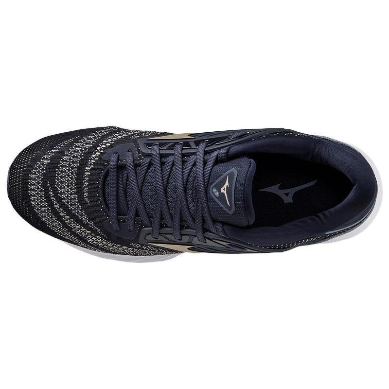 Mizuno Wave Creation 23 Men's Low-Top Carbon Plate Running Shoes Black Gold J1GC220155