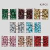 42Pcs/set Xmas Baubles Christmas Ball Set Plastic Xmas Ornament Ball Xmas Tree Hanging Pendant