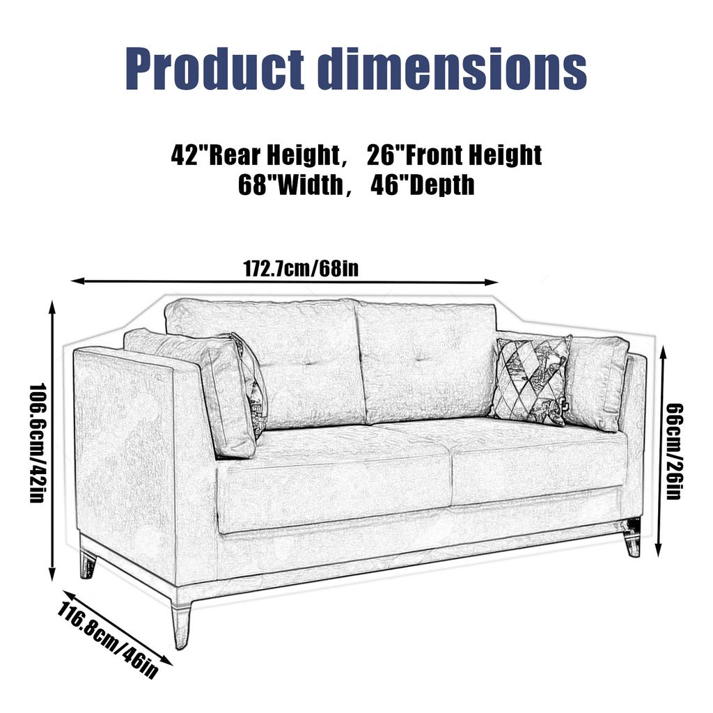 Couch Cover Pet Plastic Cover Transparent Cat Scratch Protector Waterproof Sofa Cover for Protection Against Cat Dog Clawing