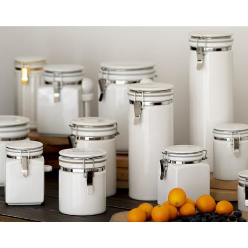 ZERO JAPAN Square Canister S, White, SC-44 WH