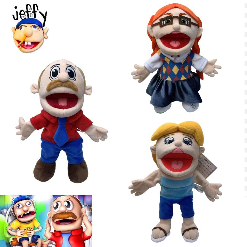 Funny Cartoon Open Mouth Boy Hand Puppet Plush Toy For Parent-child Interaction And Early Education Gift Characters)