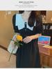 2025 Summer French Retro Tea Break Hepburn-Style Waist-Slimming Black Maxi Dress