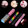 Puntos Nail Art Manicure Tool 6Pcs Sanding File Buffer Block Cleaning BrushKit Set