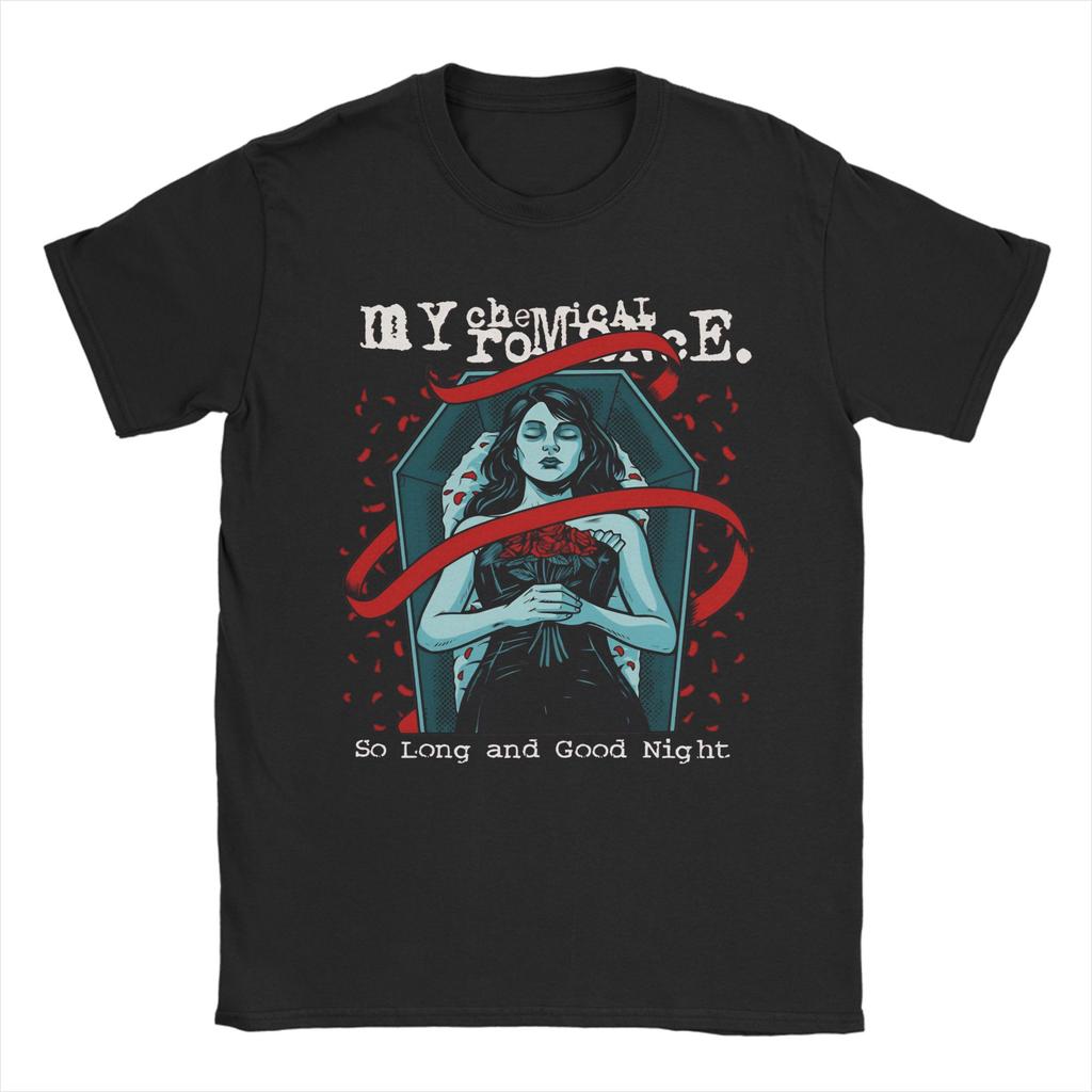 My Chemical Rounisexce Unisex Unisex T Shirts Vintage Punk Emo Rock Band Vintage Tees Short Sleeve TShirt 100 Cotton Summer Clothes