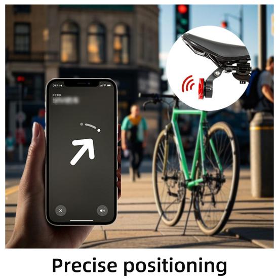 Bike Reflective Tail Mount Universal MTB Light for AirTag Locator Road Mountain Bicycle Saddle