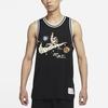 Nike Dri-Fit Printed Breathable Basketball Tank Top Men Tops Black DV3191-010