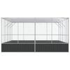 Aviary Silver 418 x 414 x 212 cm Steel