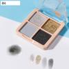 4 Colors Eye Shadow Palette Blue Matte Pearlescent Highlight Eyeshadow Palette Beauty Cosmetics