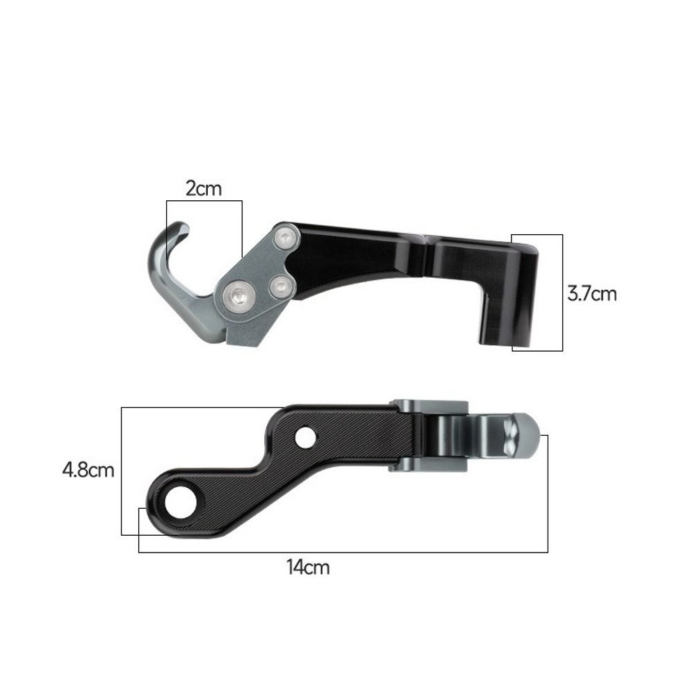 Крючок-удлинитель для мотоциклетного шлема из алюминиевого сплава, простой в установке, для хранения, цветной, для HONDA FORZA NSS350 Forza35