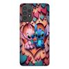 Case For Samsung Galaxy A73 Stitch Angel Colorful Heart Maniacase