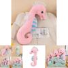 Colorful Seahorse Plush Toy Large Stuffed Animal Doll For Bedtime Cuddles And Leg Support Pillow