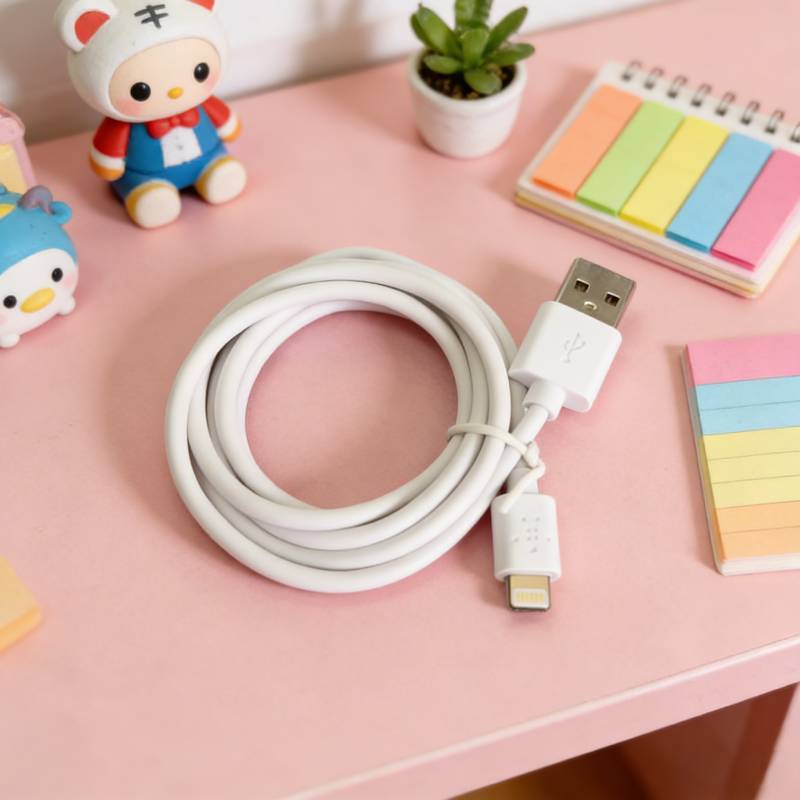 Для Apple iPhone Lightning Кабель для передачи данных Для быстрой зарядки Длиной 2 м Для домашнего офиса