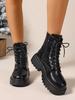 Женские осенне-зимние ботинки нового стиля, устойчивые к холоду, толстые на толстой подошве, простые, удобные, износостойкие короткие ботинки