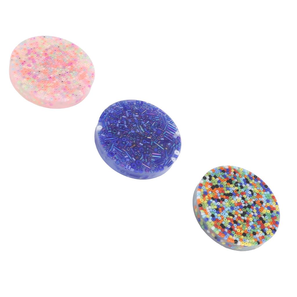 3 шт. круглая форма сенсорная игрушка для ковыряния кожи силиконовая портативная ковырялка для офиса дома путешествия